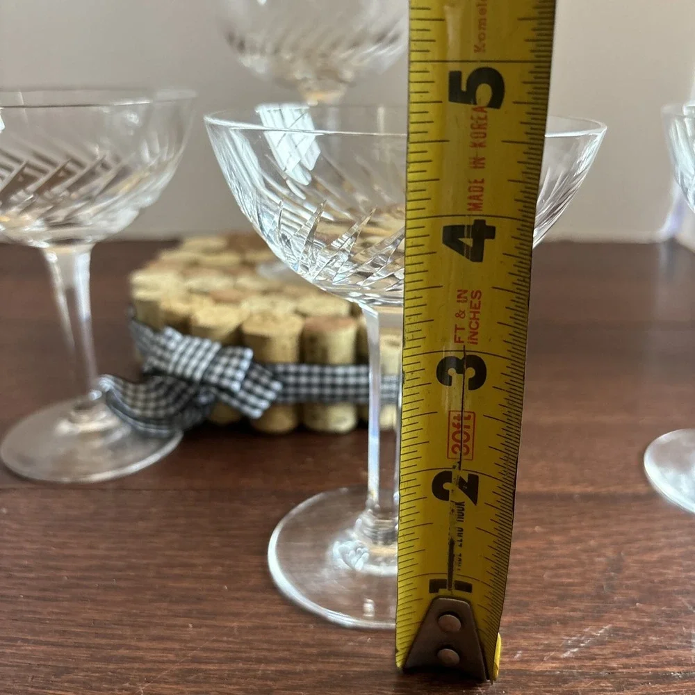 Set Of‎ 4  Liquor Cocktail Gevaert Arlene by VAL ST LAMBERT 5 1/8